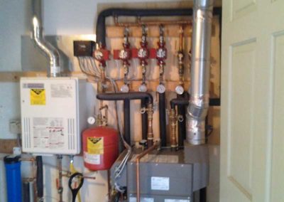 Hydronic Zone Heating and Indoor Tankless Water heater